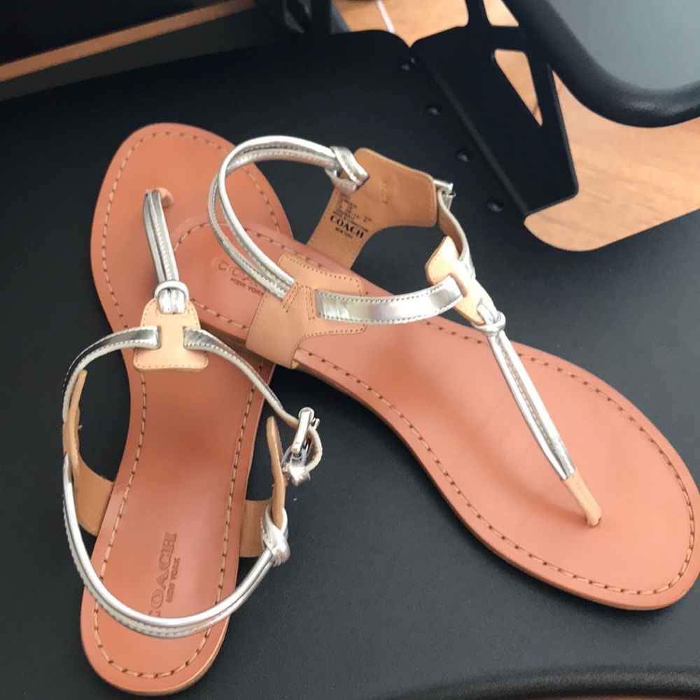 Coach thong Clarkson leather sandals